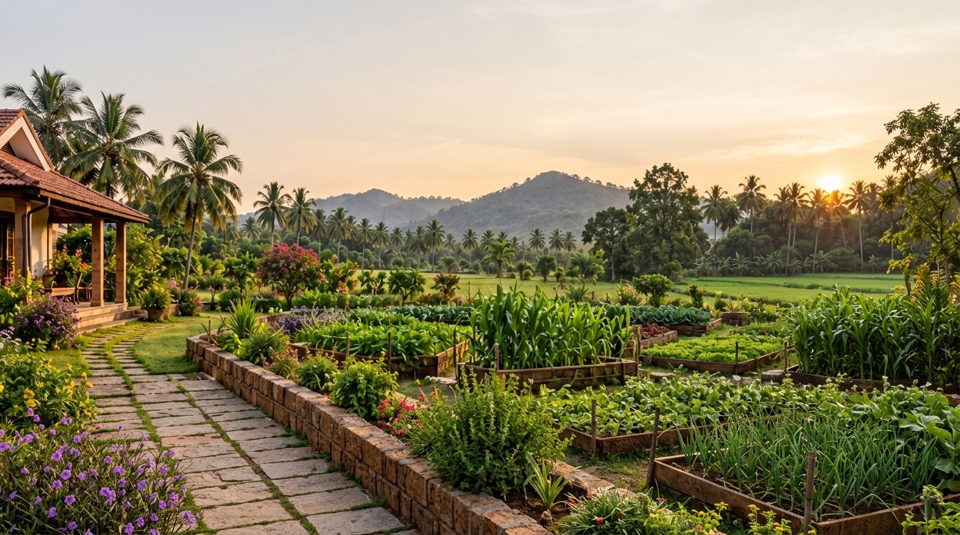 Farmhouse landscape care